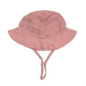 Angel Dear Sunhat - Solid Muslin Rose Tan Size 0-6 Months NWT